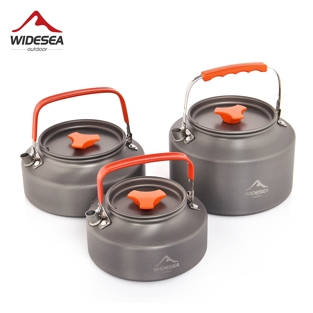 Camping Cooking Tin - Wideea-hervidor de agua para acampada, vajilla
