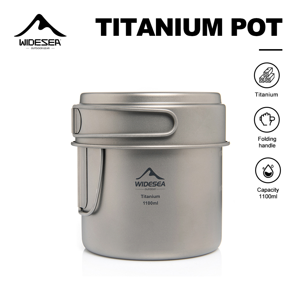 Camping Cooking Cup - Widesea Olla de camping ultraligera de
