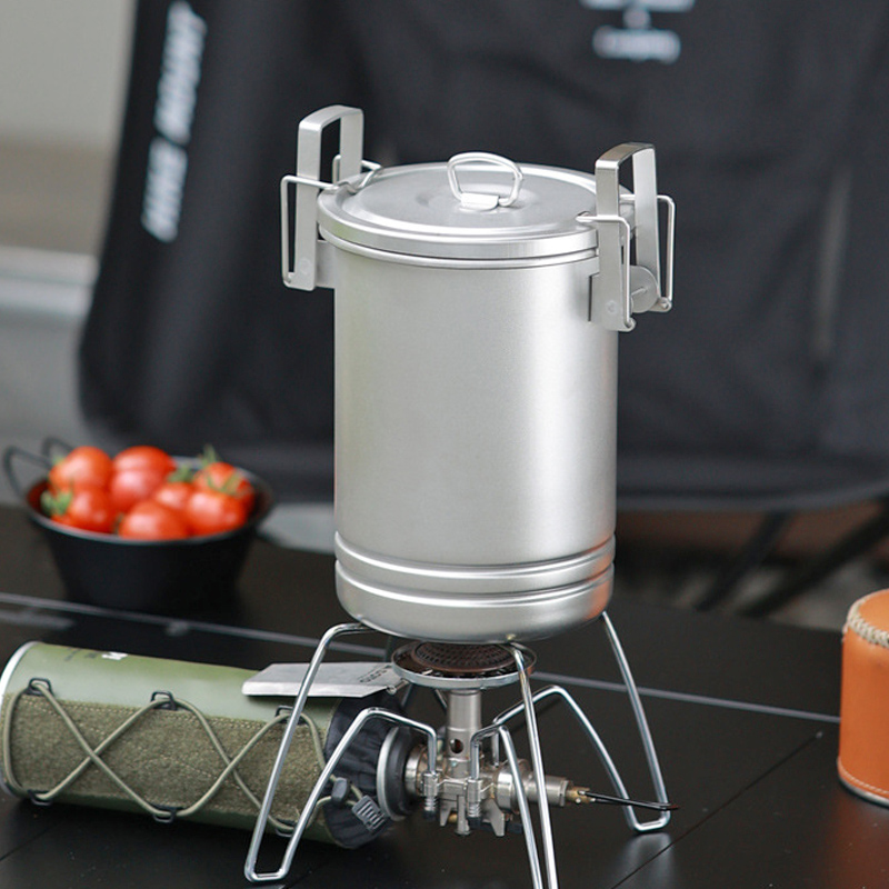 Camping Cooking One Pot - Olla de vapor para cocinar al