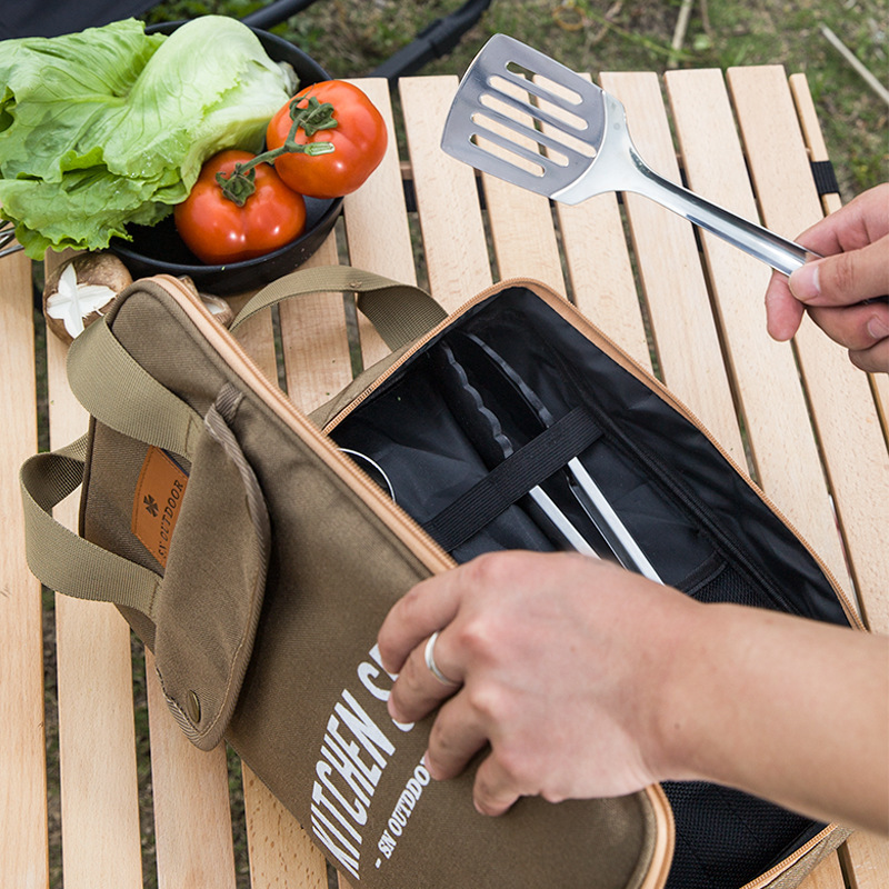 Camping Cooking Pots And Pans - Juego de Utensilios de Cocina para