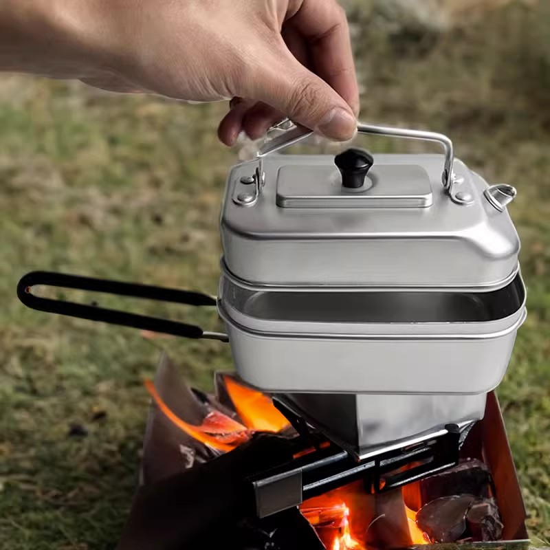 Camping Cooking Kitchen Set - Tetera portátil ultraligera para Picnic, Camping,