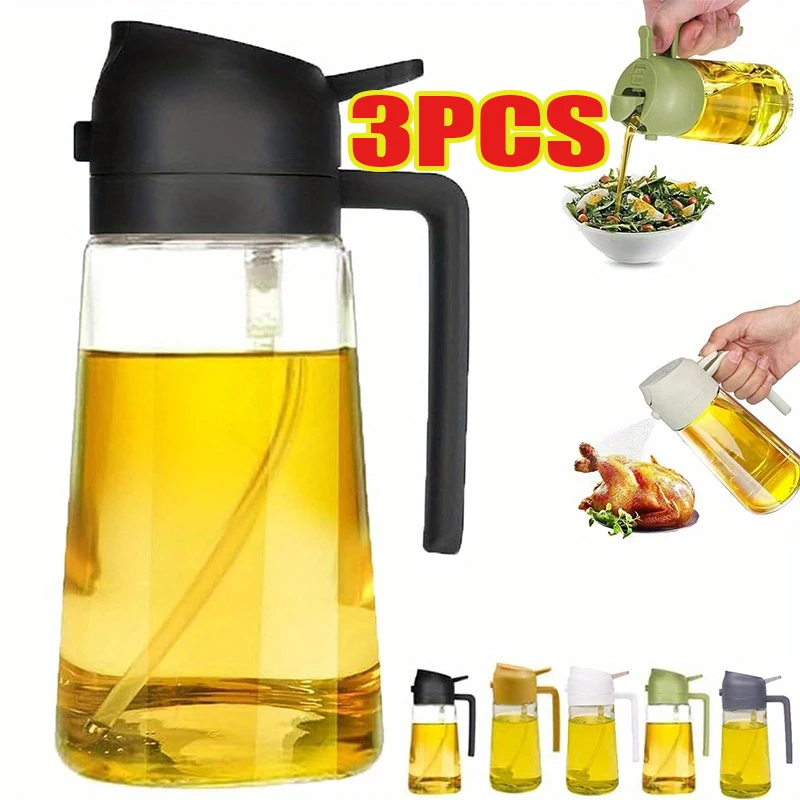 Camping Cooking Kitchen Set - Rociador de Aceite 2 en 1,