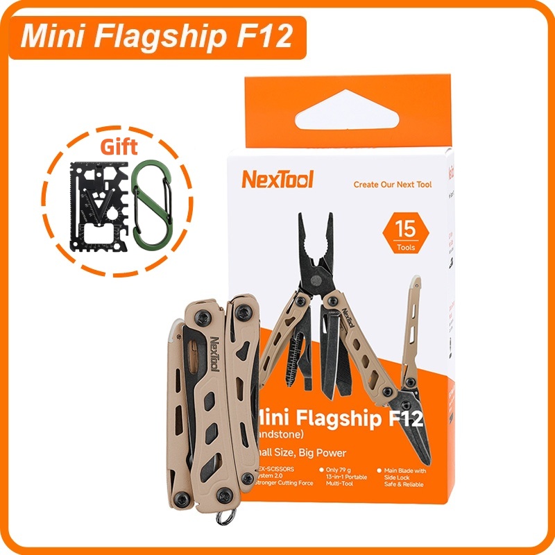 Camping Cooking Knife Set - NexTool Mini Flagship F12 - Alicates