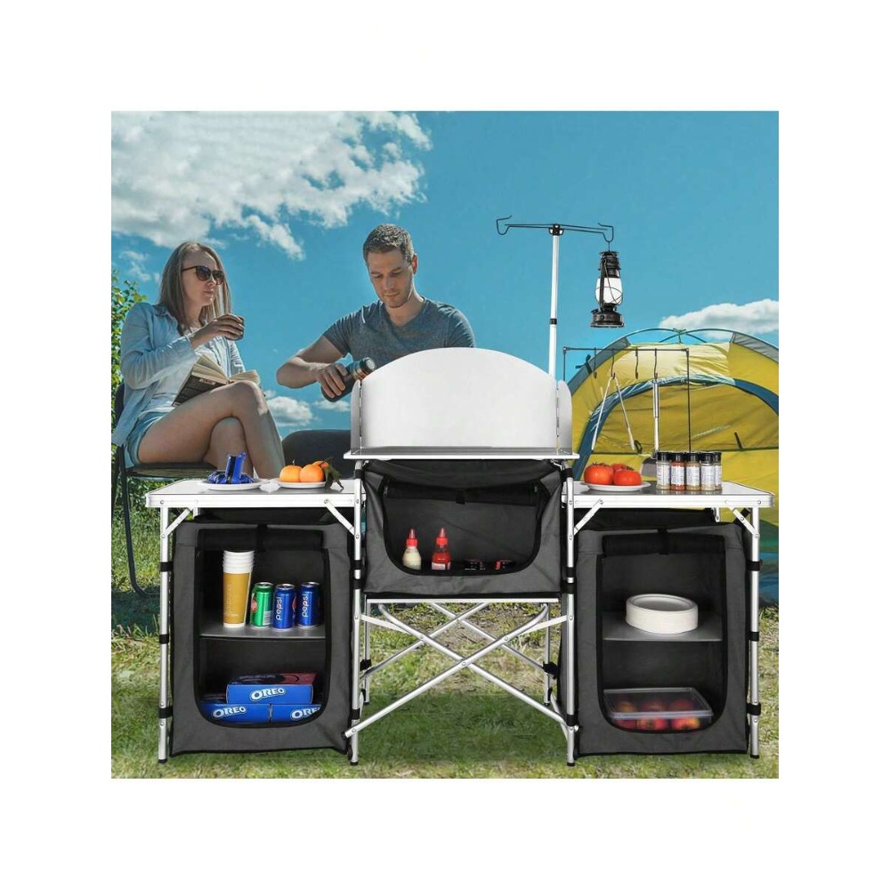Camping Cooking Must Haves - Mesa de cocina plegable para acampar