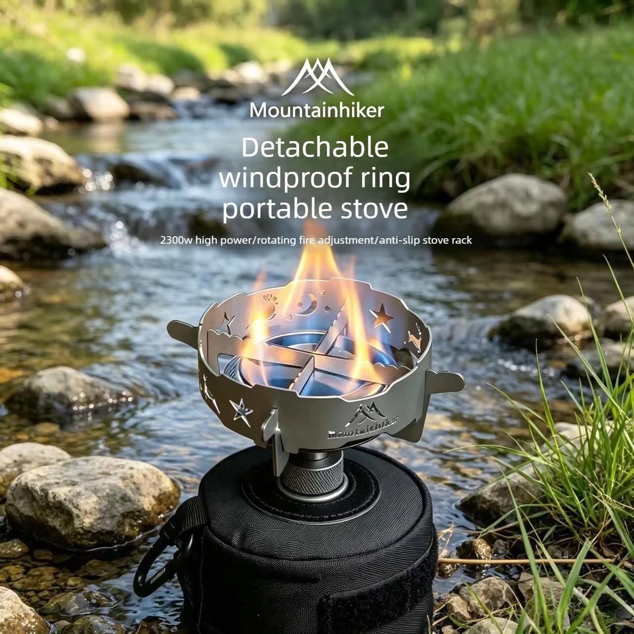 Camping Cooking Windshield - Estufa de Camping con Anillo Antiviento