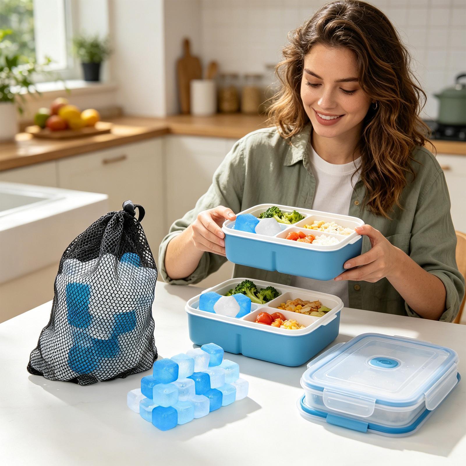 Camping Cooking Utensils - Paquete de 100 Cubos de Hielo