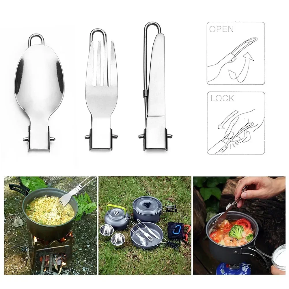 Camping Cooking Knife Set - Juego de cocina para Picnic y