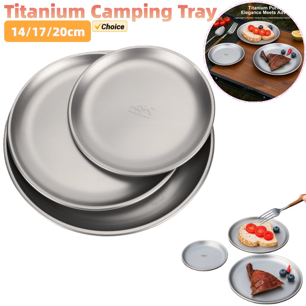 Camping Cooking Cup - Plato de Camping de titanio de