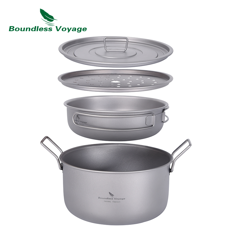 Camping Cooking Pots And Pans - Olla de cocina para acampar de