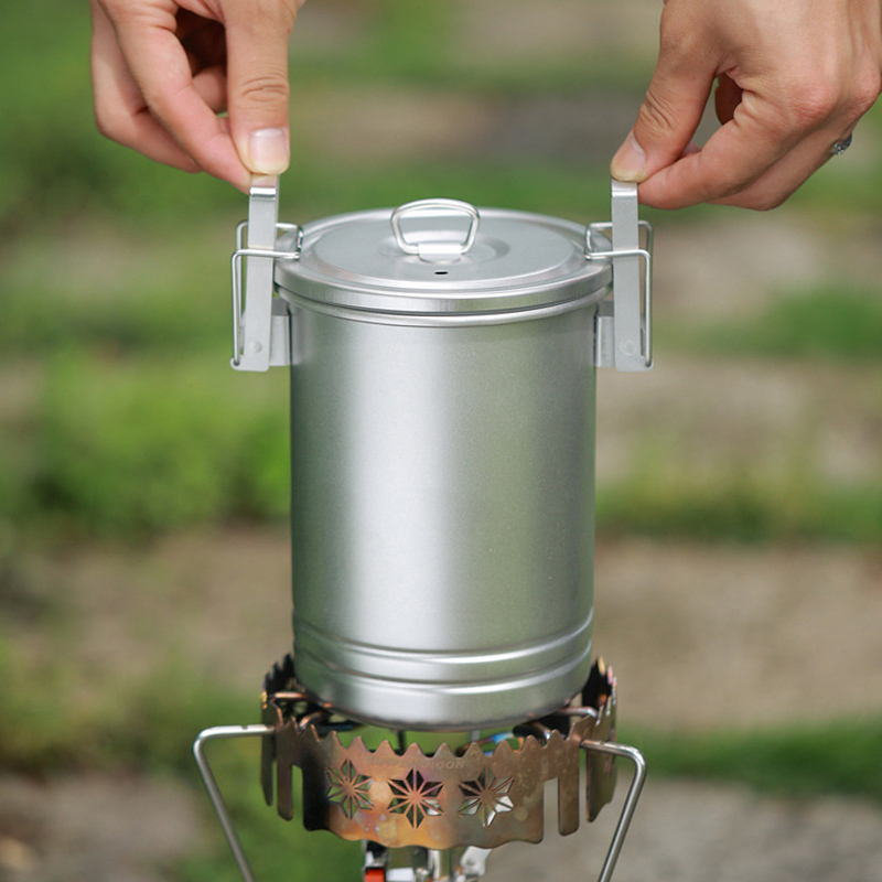 Olla de vapor para cocinar al  - Camping Cooking One Pot reseña y precio