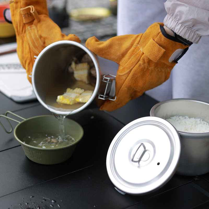 Olla de vapor para cocinar al  - Camping Cooking One Pot reseña y precio