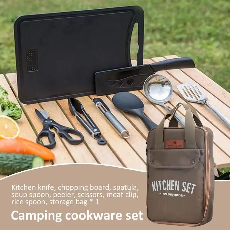Juego de Utensilios de Cocina  - Camping Cooking Pots And Pans reseña y precio