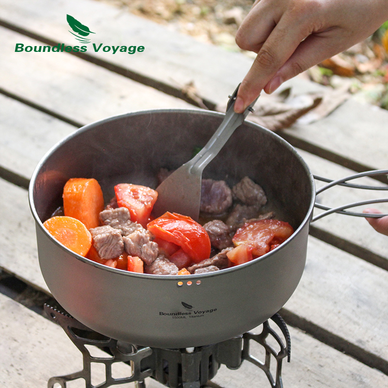 Olla de vapor de titanio Bound - Camping Cooking Pots And Pans reseña y precio