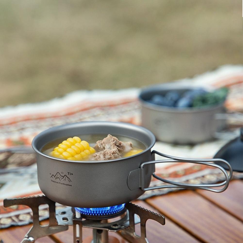 Olla de Cocina de Titanio para - Camping Cooking One Pot reseña y precio