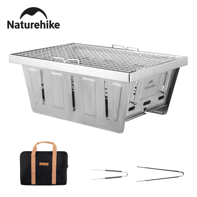 Parrilla de carbón Naturehike  - Camping Cooking Windshield reseña y precio