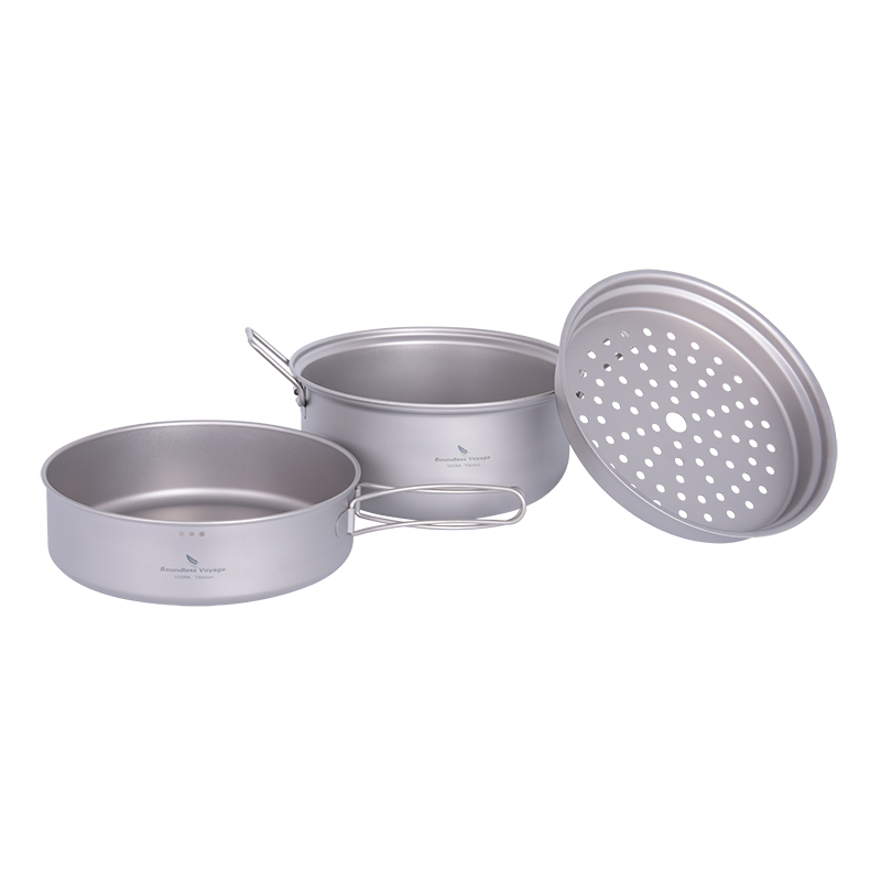 Juego de utensilios de cocina  - Camping Cooking Pots And Pans reseña y precio