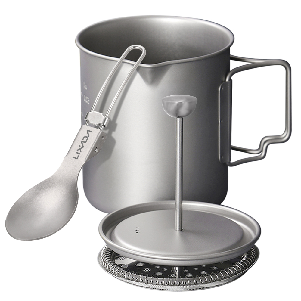 Lixada-taza de café de titanio - Camping Cooking Cup reseña y precio