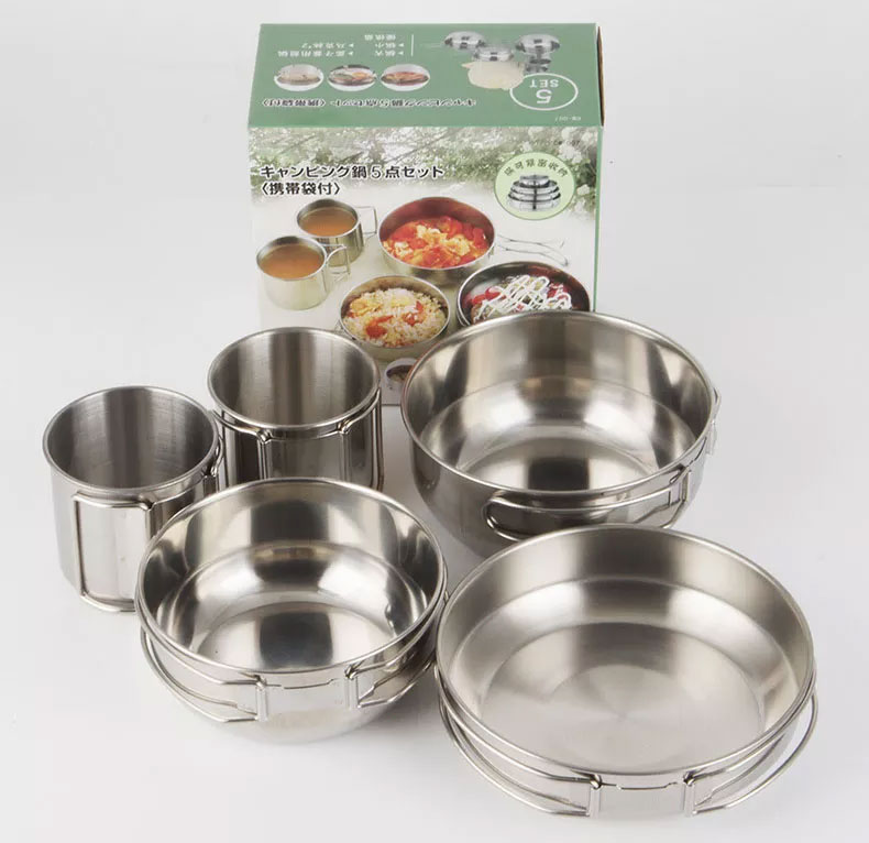 Juego de Ollas y Sartenes Pleg - Camping Cooking Box Set reseña y precio