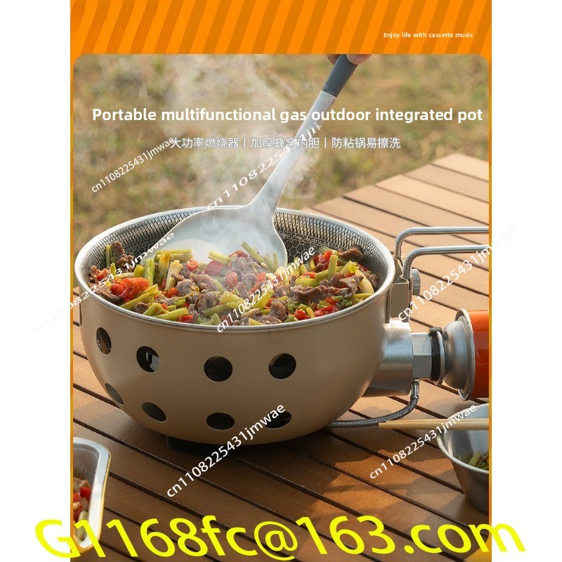 Estufa portátil para tarjetas  - Camping Cooking One Pot reseña y precio