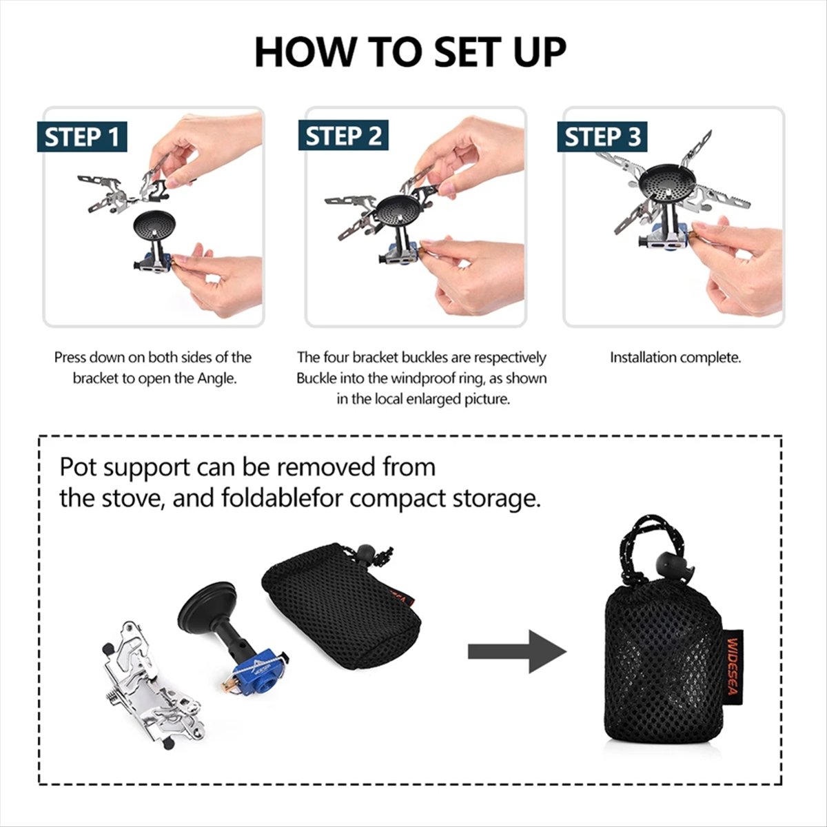 ABJV Quemador de gas para acam - Camping Cooking With Gas reseña y precio