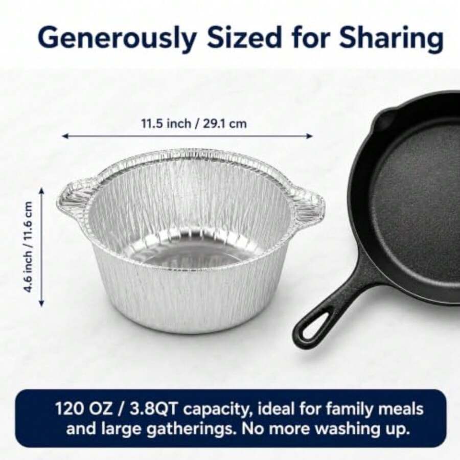 Paquete de 12 ollas desechable - Camping Cooking Pots And Pans reseña y precio