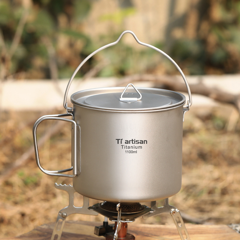 Tiartisan - Juego de ollas de  - Camping Cooking Cup reseña y precio