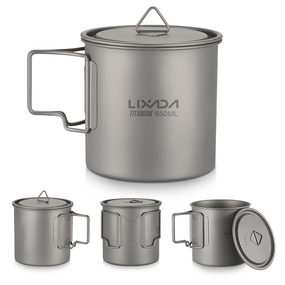 Taza de titanio ultraligera, t - Camping Cooking Cup reseña y precio