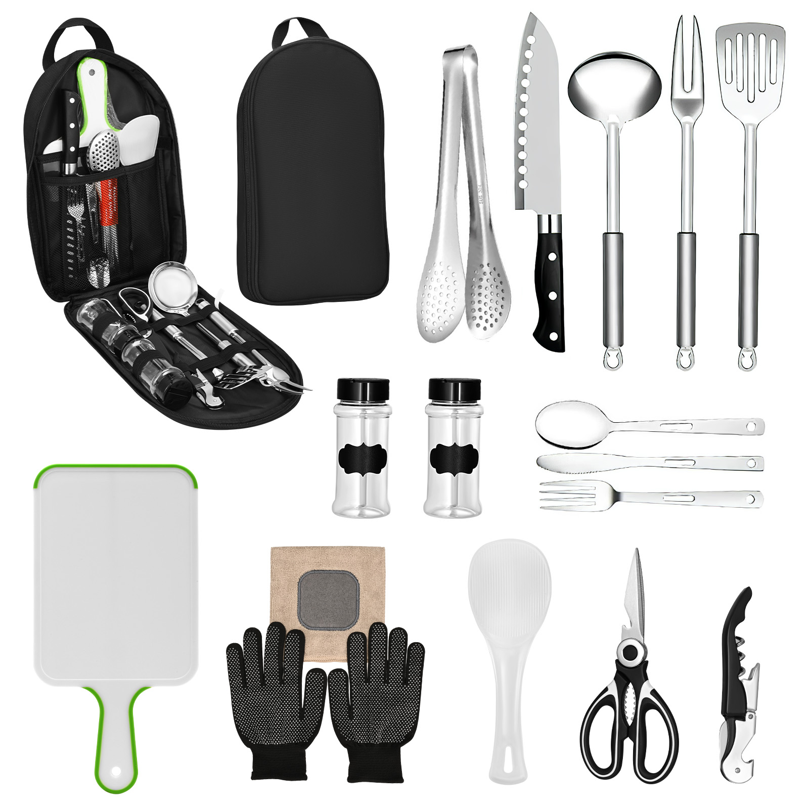 Juego de utensilios de cocina  - Camping Cooking Must Haves reseña y precio