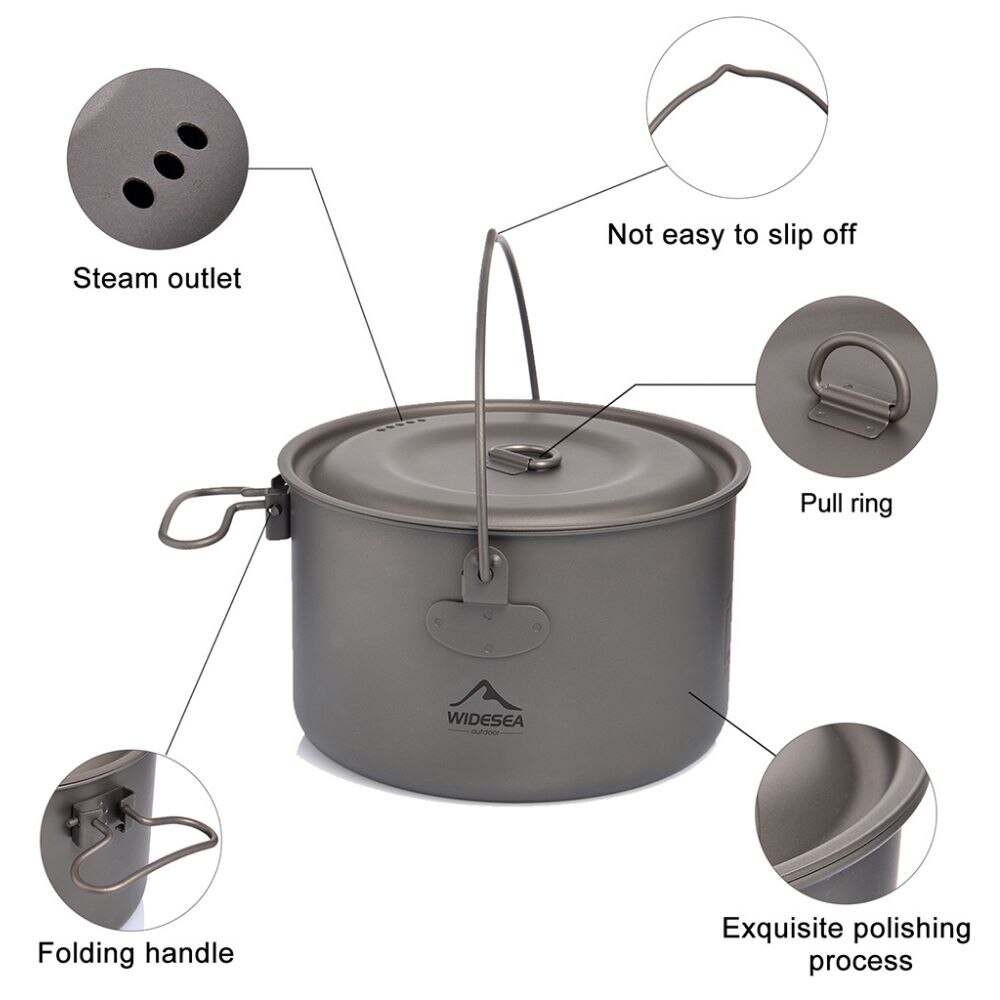 Widesea-vajilla para acampar,  - Camping Cooking Pots And Pans reseña y precio