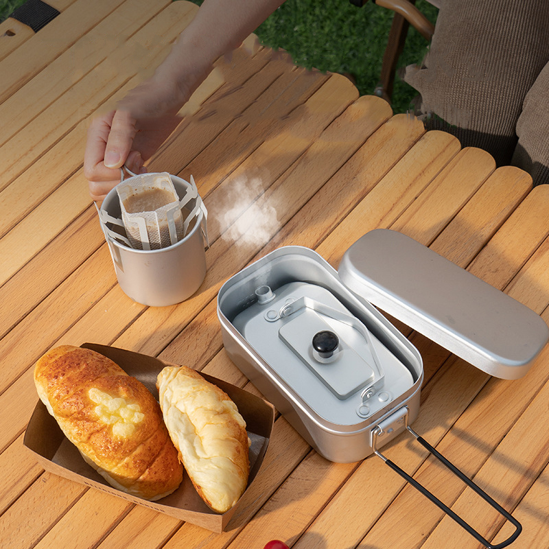 Tetera portátil ultraligera pa - Camping Cooking Kitchen Set reseña y precio