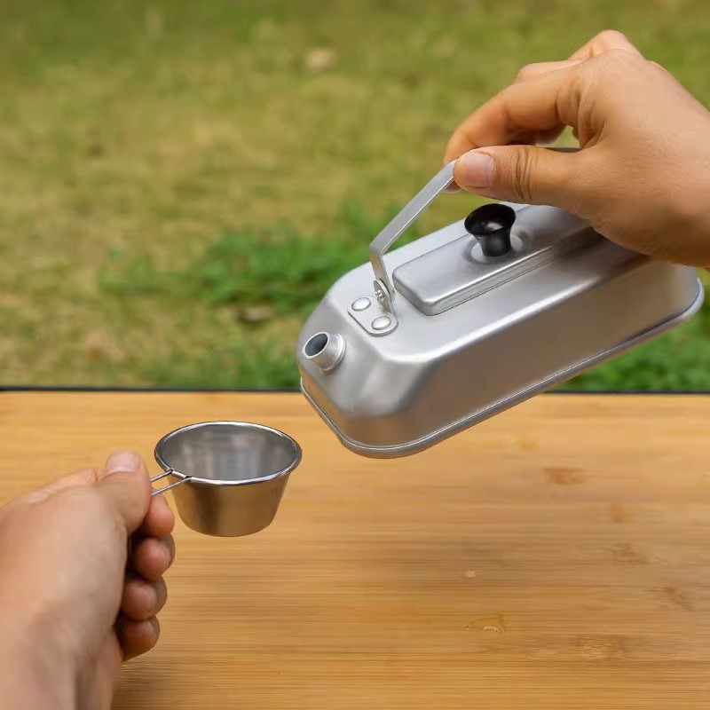 Tetera portátil ultraligera pa - Camping Cooking Kitchen Set reseña y precio