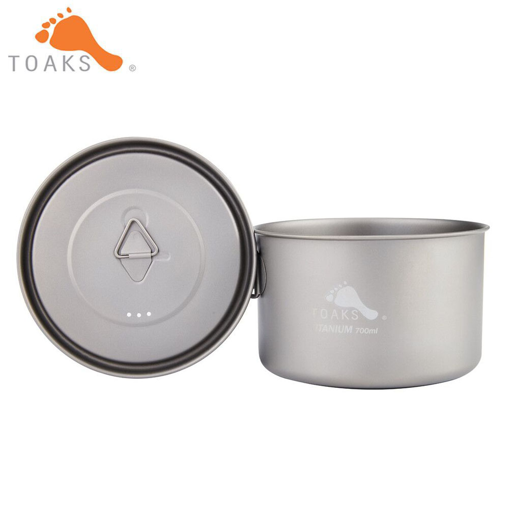 TOAKS-ollas de titanio puro pa - Camping Cooking Cup reseña y precio