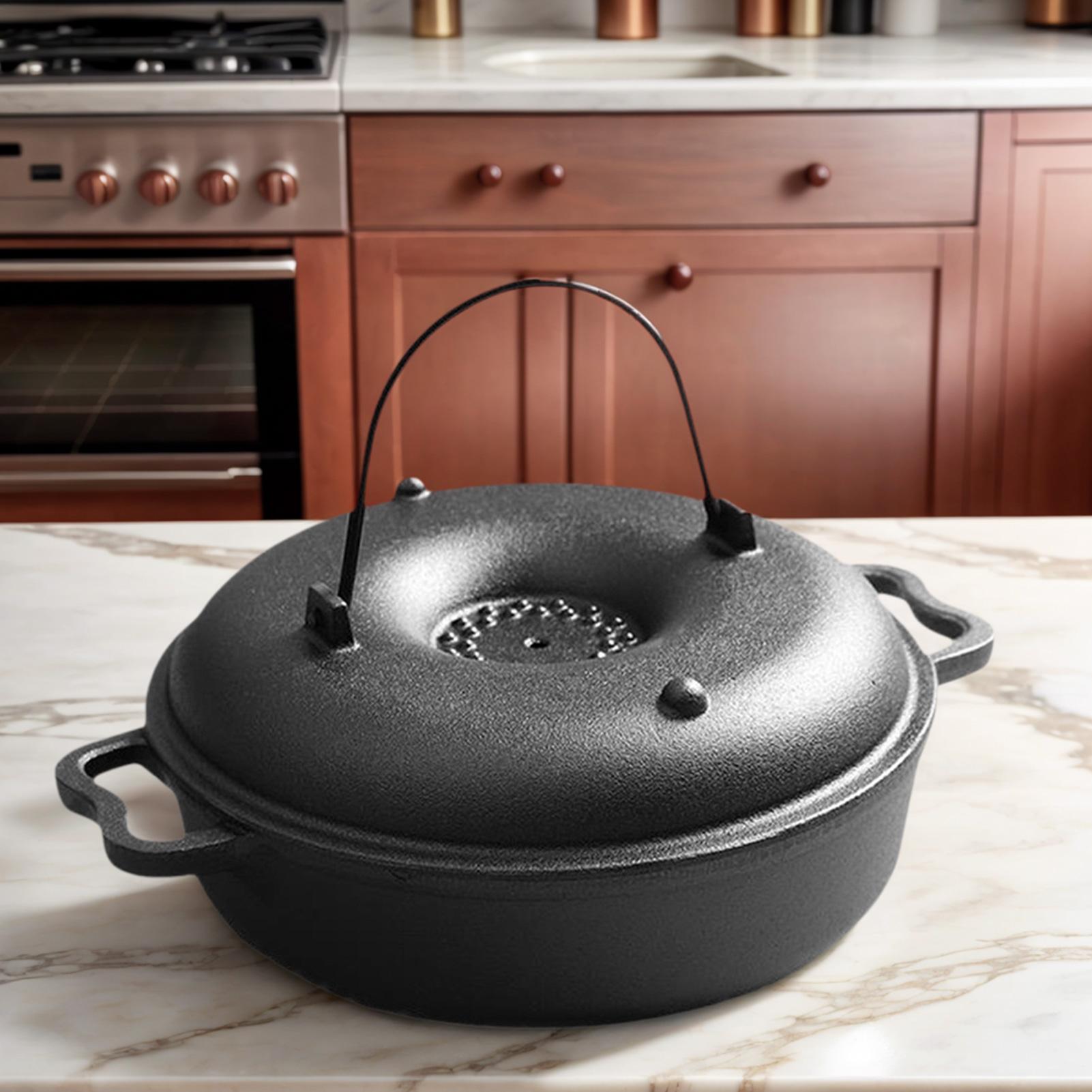 Caldero de hierro fundido para - Camping Cooking Cast Iron reseña y precio