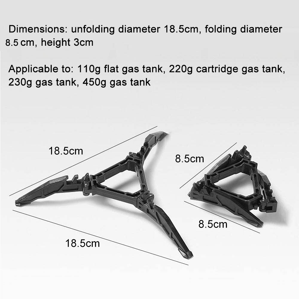 Soporte de tanque de Gas, esta - Camping Cooking Windshield reseña y precio