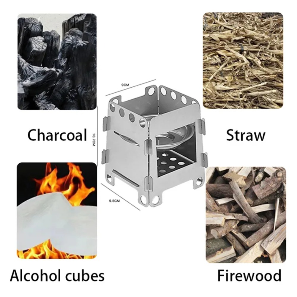 Horno de Camping, estufa de le - Camping Cooking Windshield reseña y precio