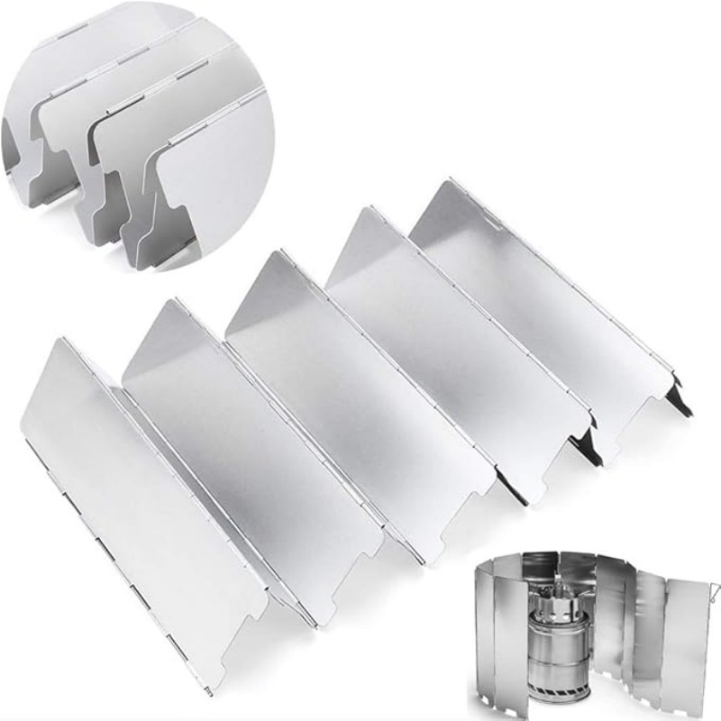 Protectores de Viento Ultralig - Camping Cooking Windshield reseña y precio