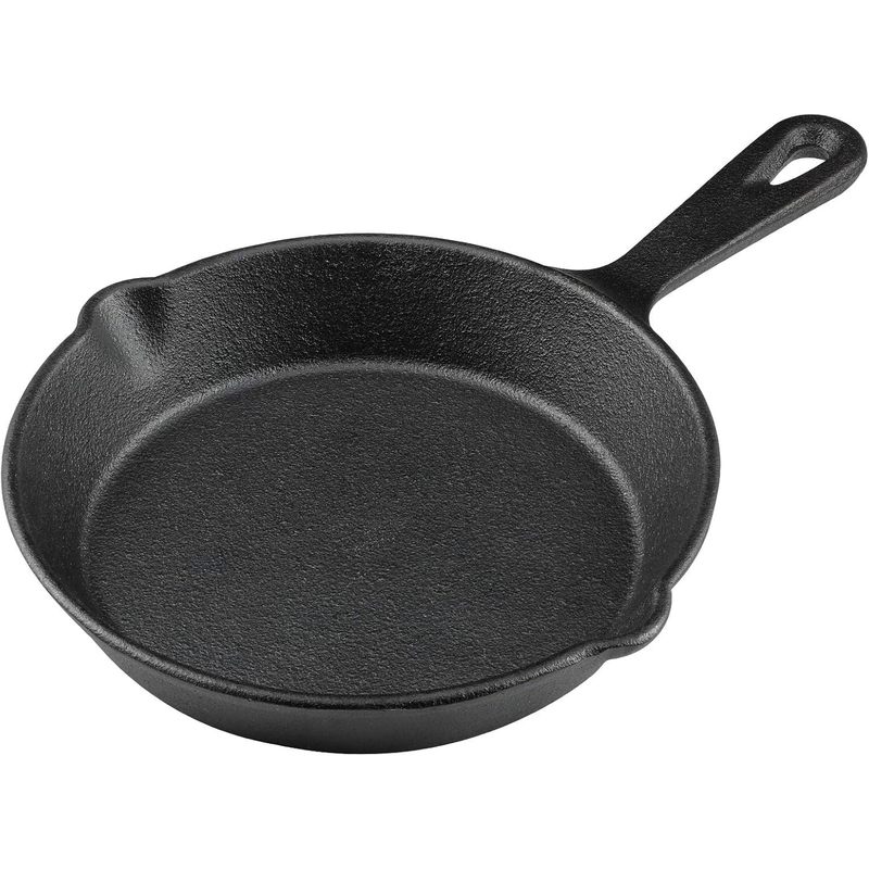 Sartén de hierro fundido de 6  - Camping Cooking Cast Iron reseña y precio