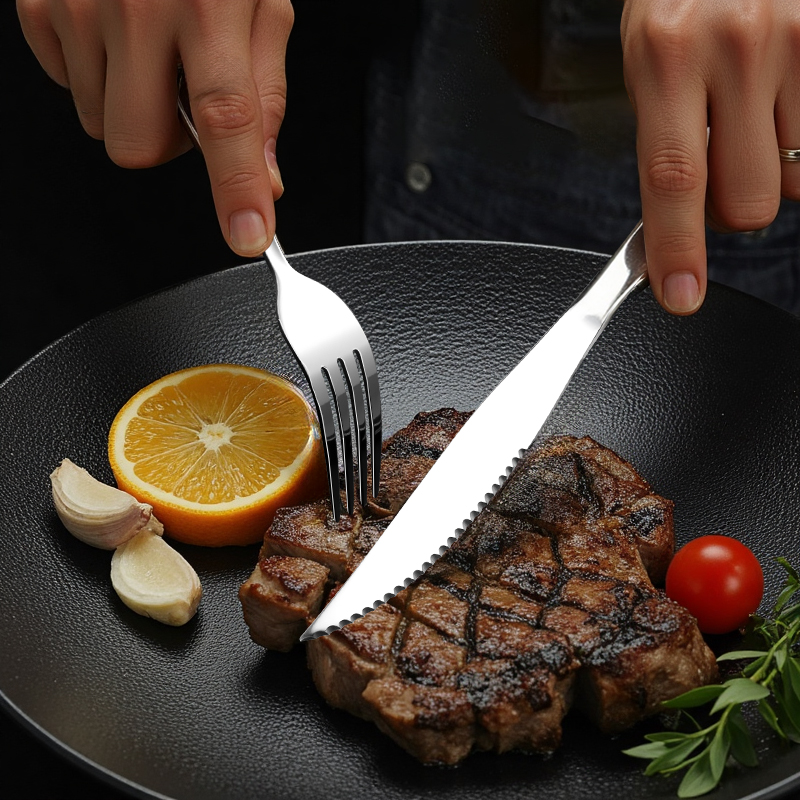 Juego de vajilla de viaje de a - Camping Cooking Knife Set reseña y precio