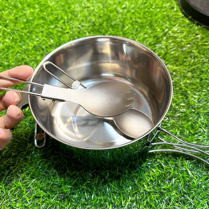 Juego de cuchara y tenedor ple - Camping Cooking Knife Set reseña y precio