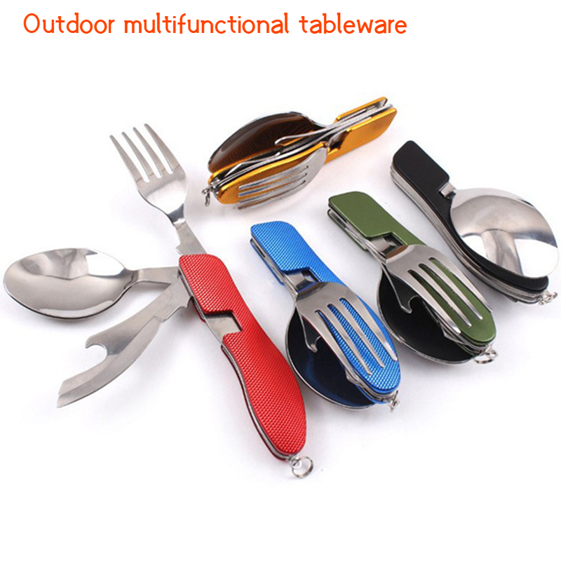 Cubiertos de acero inoxidable  - Camping Cooking Cup reseña y precio