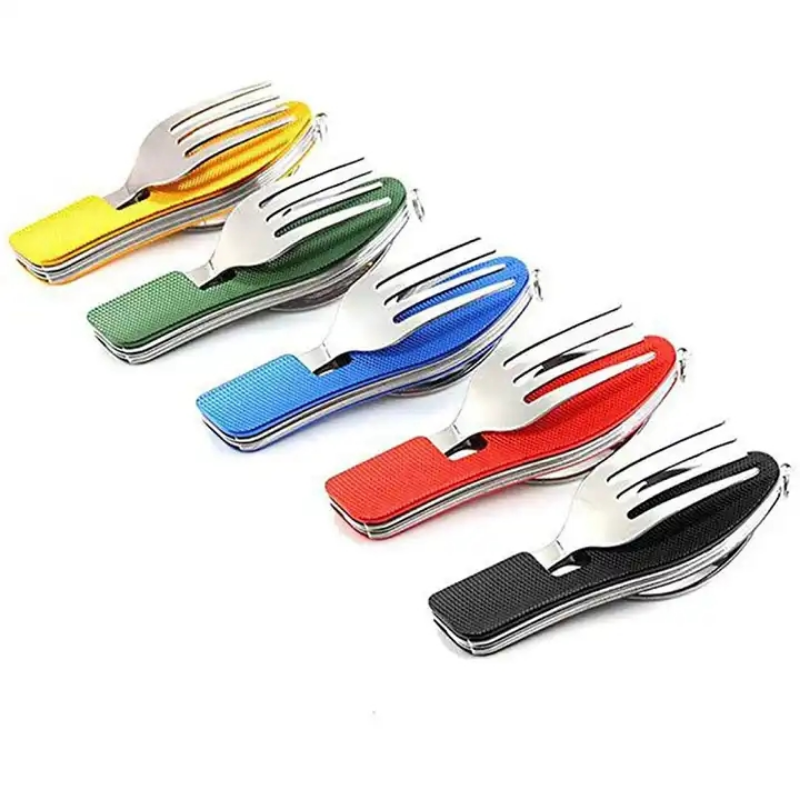 Cubiertos de acero inoxidable  - Camping Cooking Cup reseña y precio