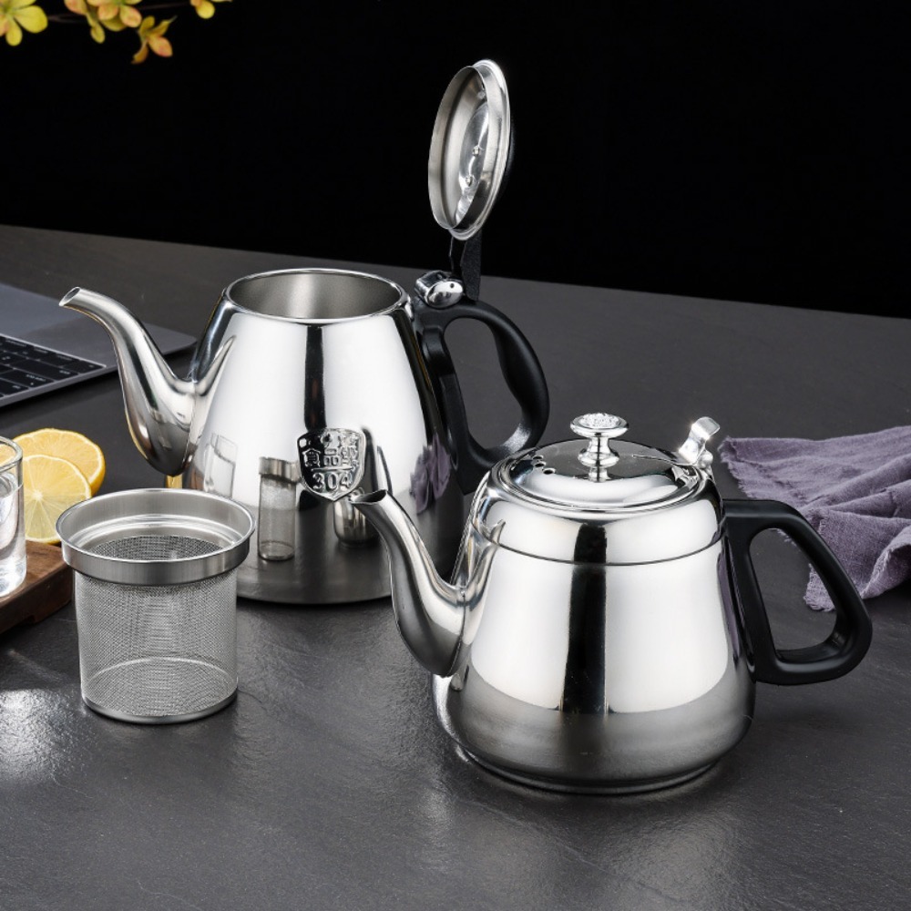 Tetera de acero inoxidable con - Camping Cooking Kettle reseña y precio
