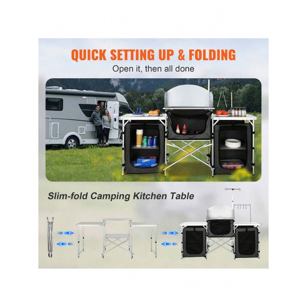 Mesa de cocina plegable para a - Camping Cooking Must Haves reseña y precio