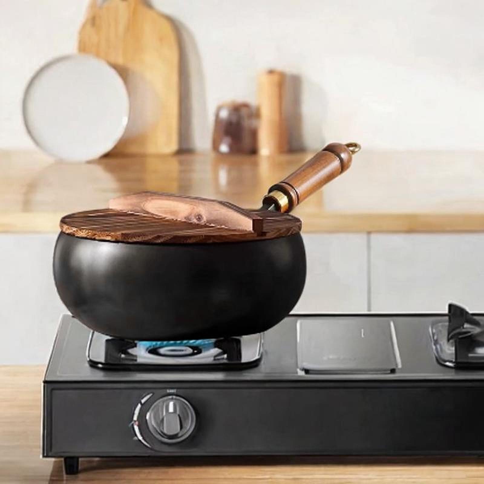 Wok chino sin recubrimiento, t - Camping Cooking Cast Iron reseña y precio