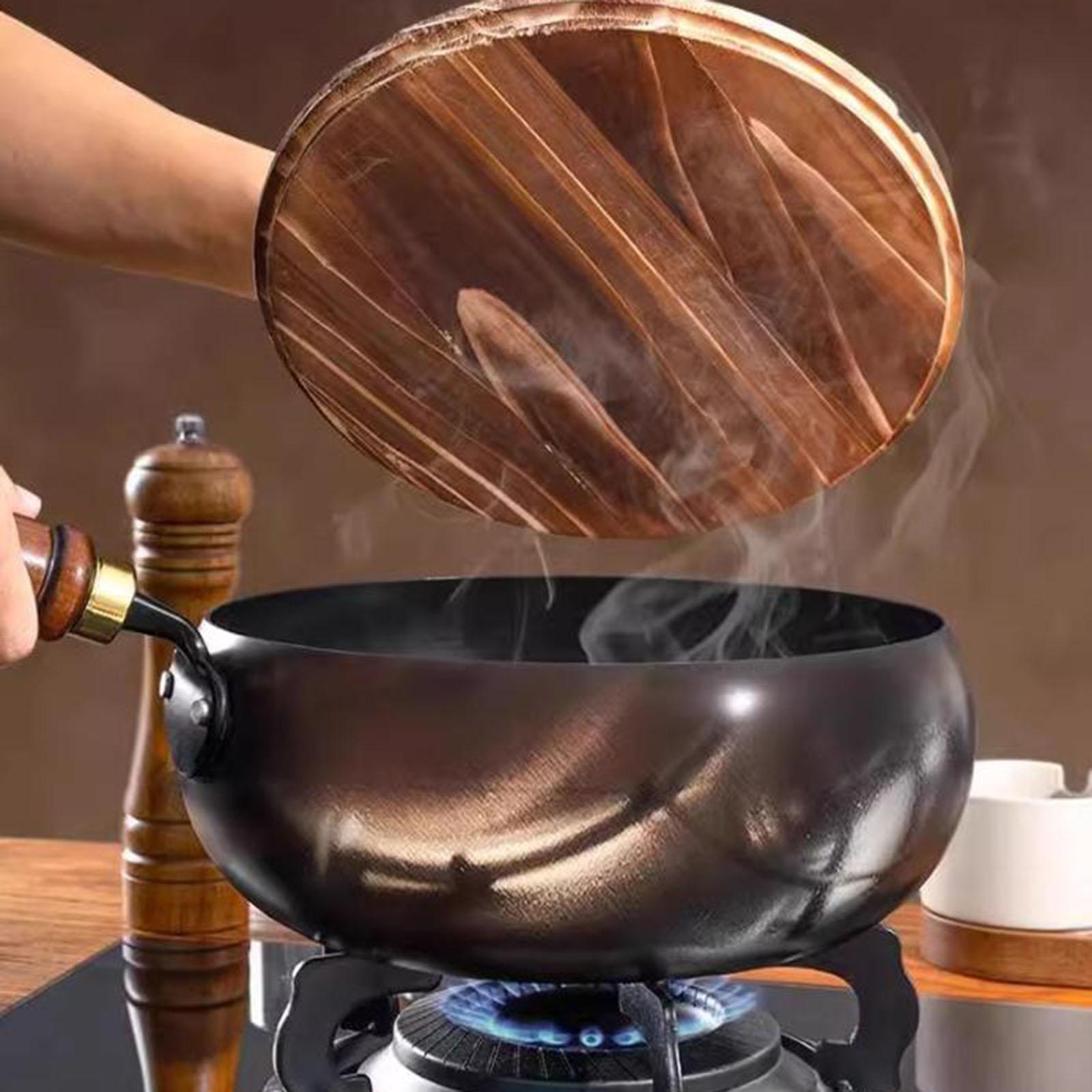 Wok chino sin recubrimiento, t - Camping Cooking Cast Iron reseña y precio