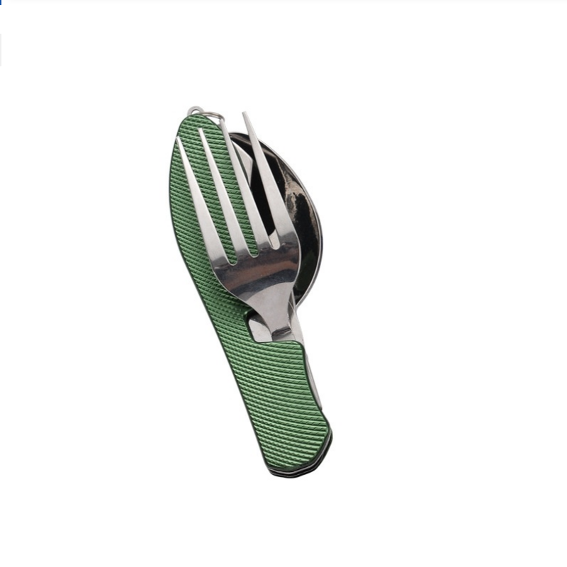 Juego de cubiertos plegables d - Camping Cooking Knife Set reseña y precio
