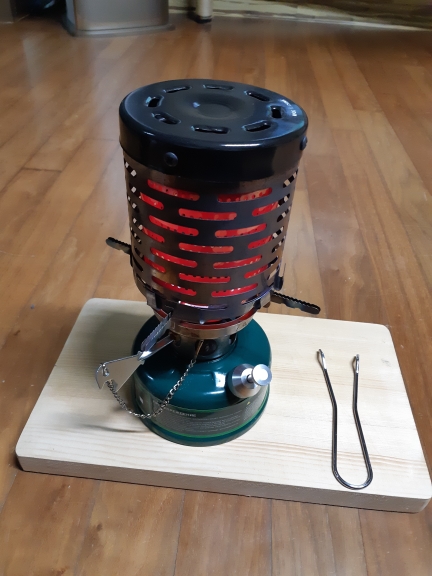 Estufa de camping APG, quemado - Camping Cooking Windshield reseña y precio