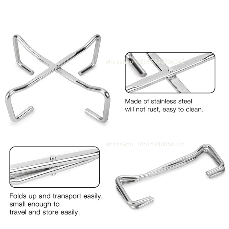 Soporte Plegable de 8 Pulgadas - Camping Cooking Cast Iron reseña y precio