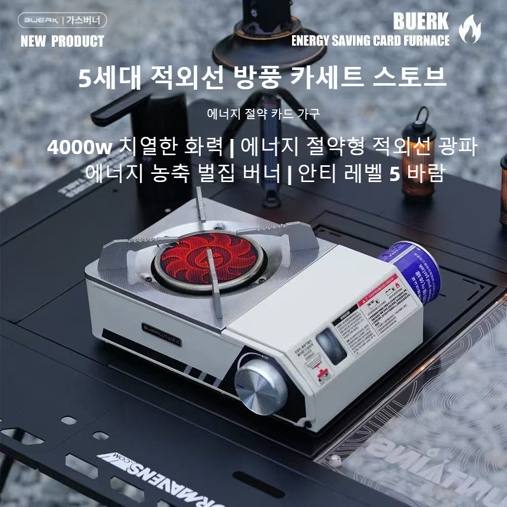 Estufa Infrarroja BUERK de 400 - Camping Cooking Windshield reseña y precio