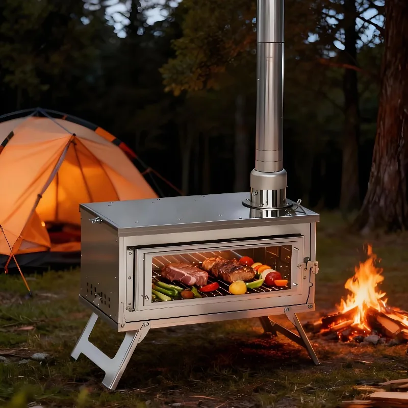 Nueva Parrilla de Acero Inoxid - Camping Cooking Must Haves reseña y precio
